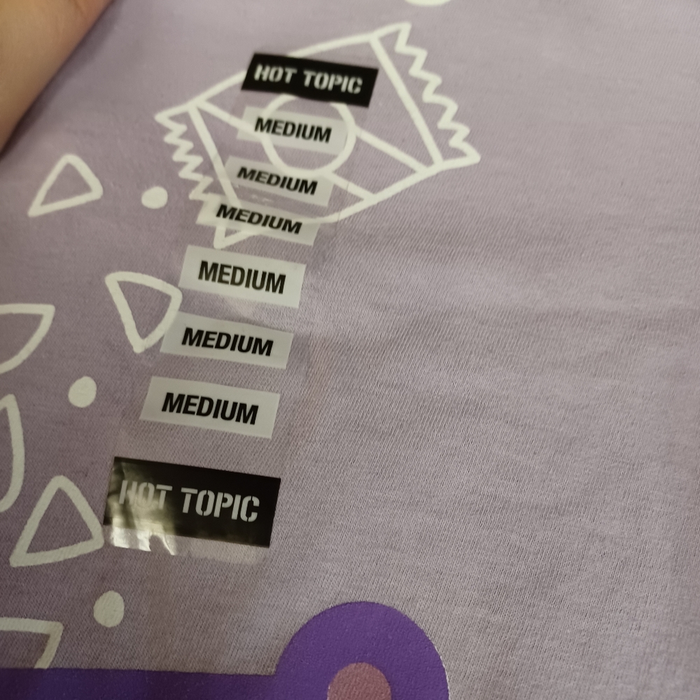 Kuromi purple kawaii tor dye tee shirt New M Tags Hot Topic - Picture 2 of 4